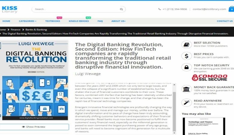 Belarusian bookstore features The Digital Banking Revolution