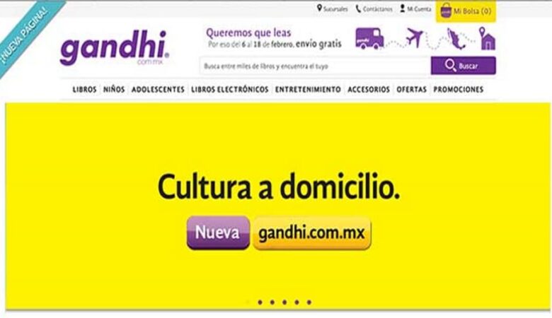 Gandhi.com.mx featuring Digital Banking revolution book