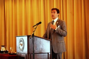 Luigi Wewege speaking at Mount Washington Resort - Bretton, Woods, New Hampshire, USA.