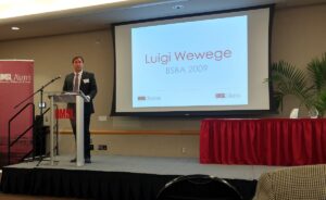 Luigi Wewege talking about his time at the University of Missouri–St. Louis, and how it was such a great college learning experience at the College of Business Administration.