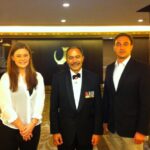 Luigi Wewege with the Governor-General of New Zealand - Sir Jerry Mateparae at The Langham, Auckland.