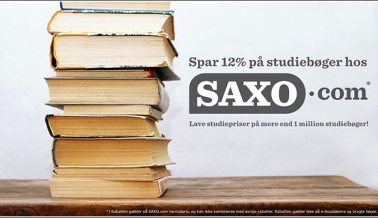 Saxo is Denmark’s first and largest online bookstore