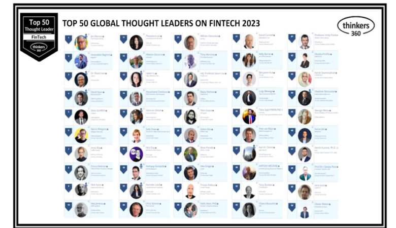 The Top 50 Global Thought Leaders in FinTech in 2023